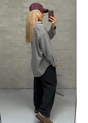 Hoxcity skjorte Misty Check American Vintage 